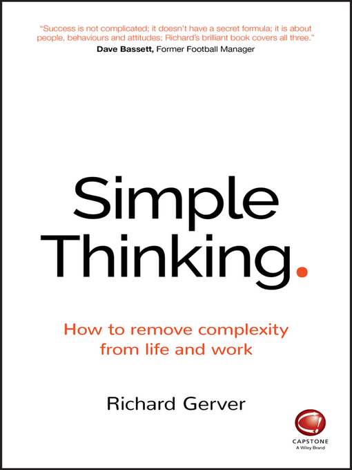 Title details for Simple Thinking by Richard Gerver - Wait list